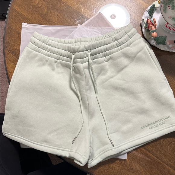 Comfrt Pastel Shorts in Mint - Picture 3 of 6